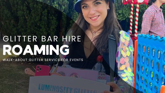Roaming Glitter Artists for events