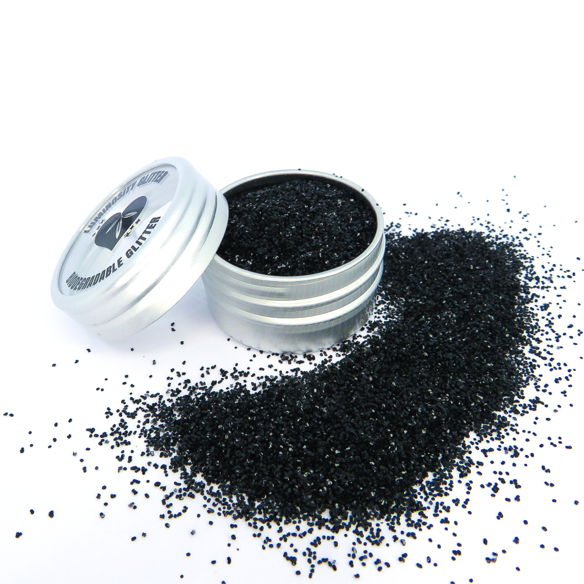 Jet Black Biodegradable Glitter