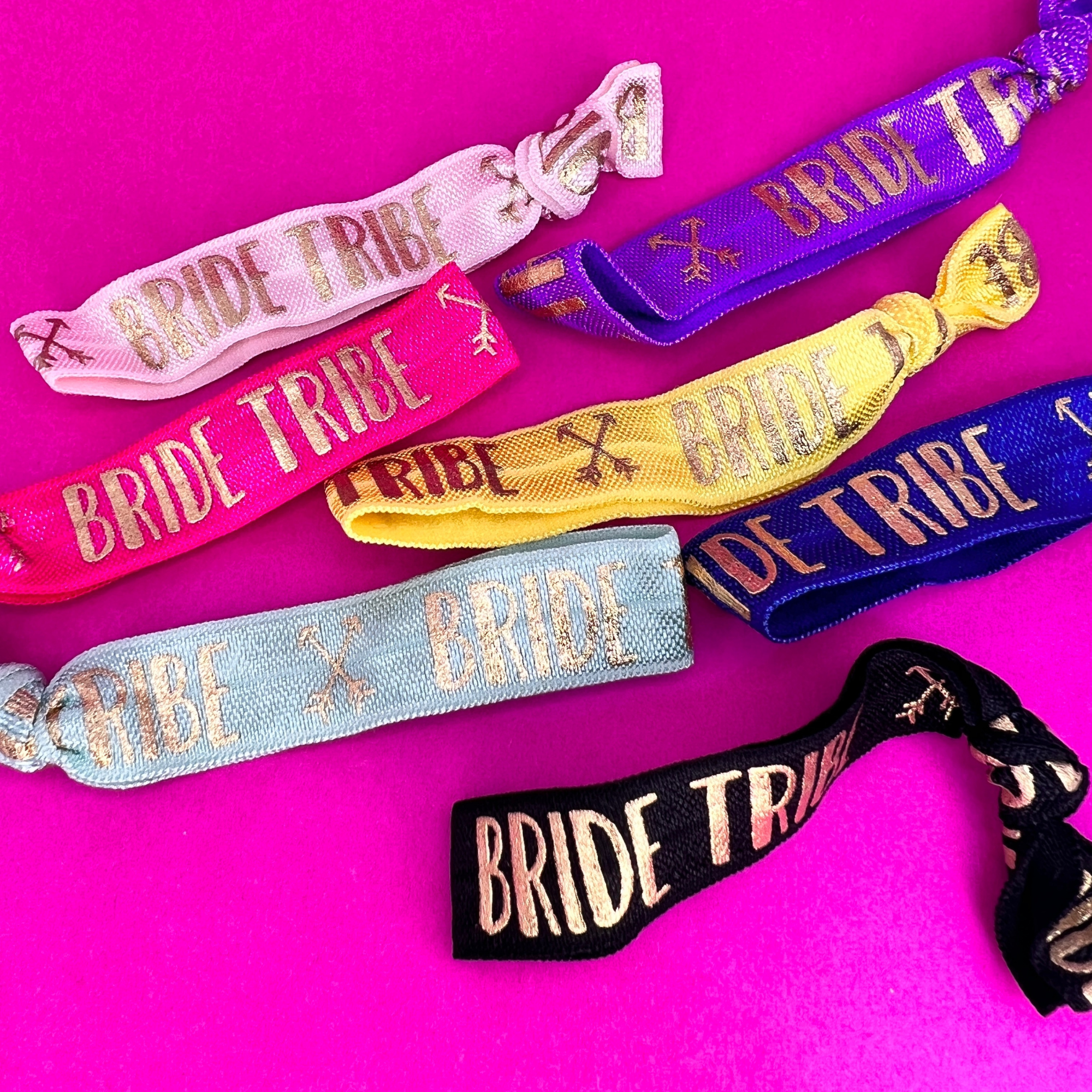 Bride 2025 tribe wristbands