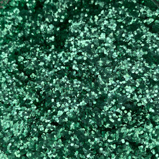 Green chunky festival glitter