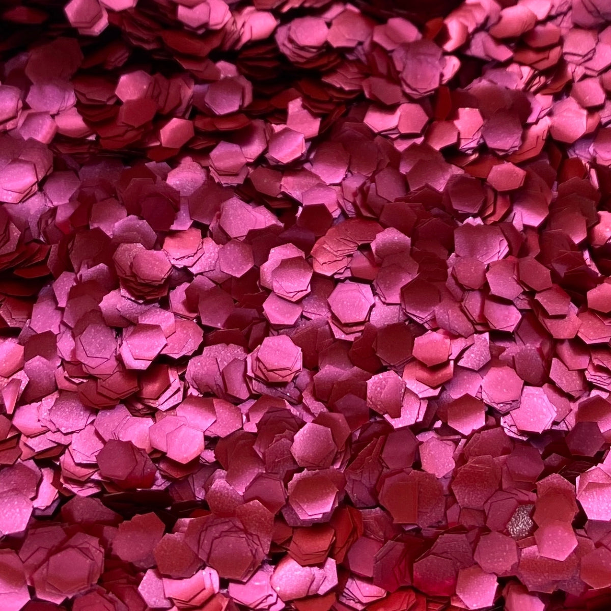 Red super chunky festival glitter