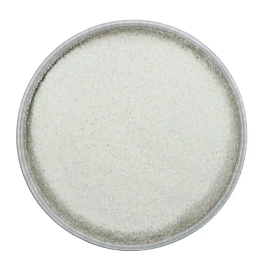 Frost ultra fine eco friendly glitter in a round 6 gram aluminium pot