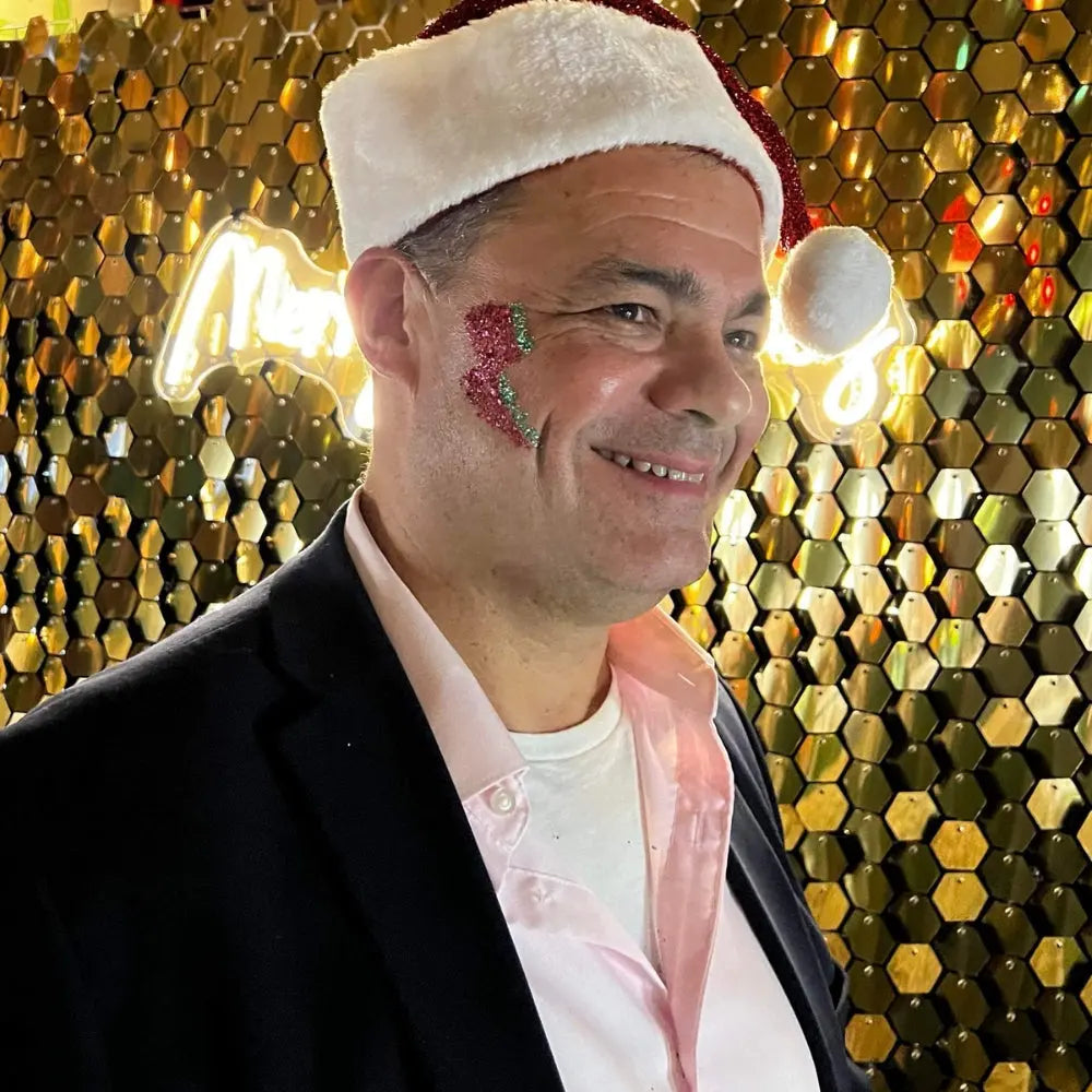 Party entertainment ideas in London and Surrey including our sequin wall hire and luxury glitter bar hire.