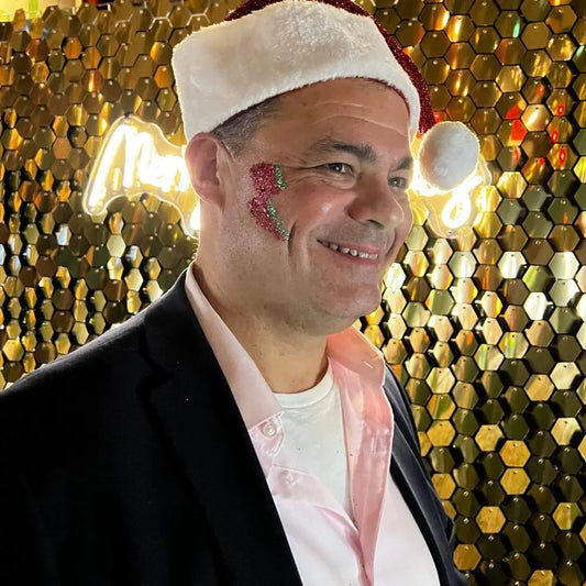 Party entertainment ideas in London and Surrey including our sequin wall hire and luxury glitter bar hire.