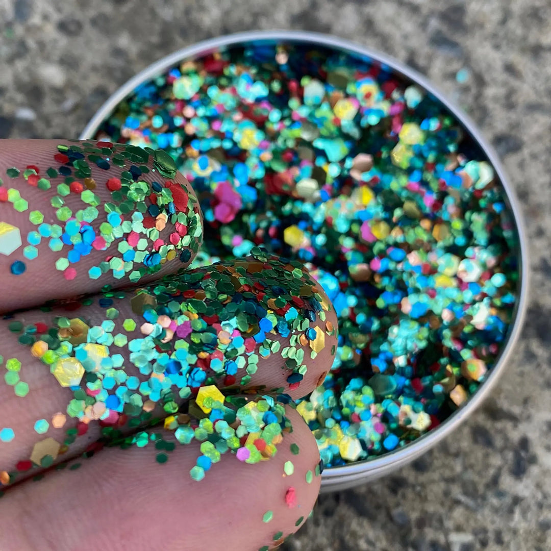 pot of chameleon eco glitter blend