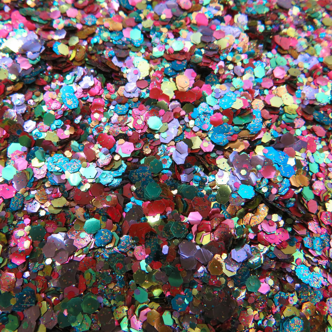 Rainbow Smash eco friendly cosmetic glitter in bulk refill bags