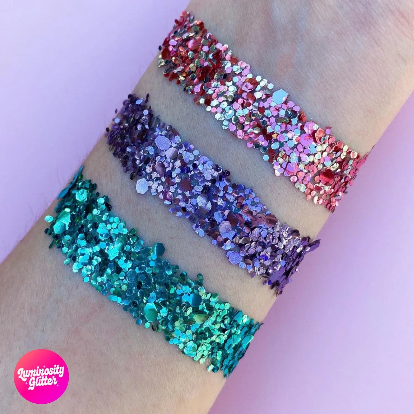 Unicorn dreams eco glitter set of face and body glitter