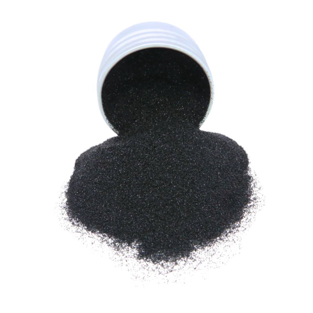 Black ultra fine eco friendly cosmetic grade glitter