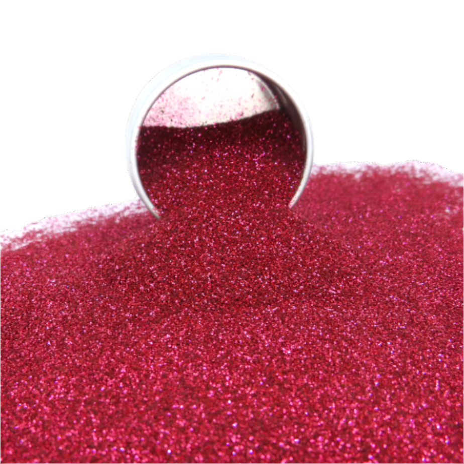 Blush red fine halloween and christmas eco friendly glitter.