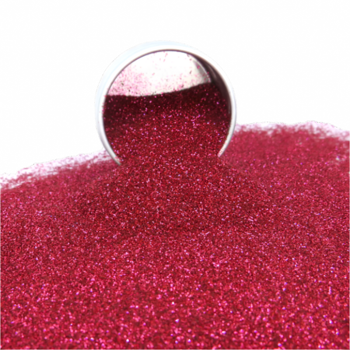 Blush red fine halloween and christmas eco friendly glitter.