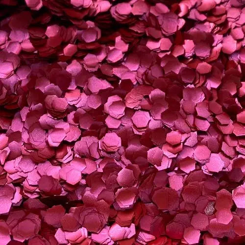 Blush red super chunky eco friendly cosmetic grade glitter