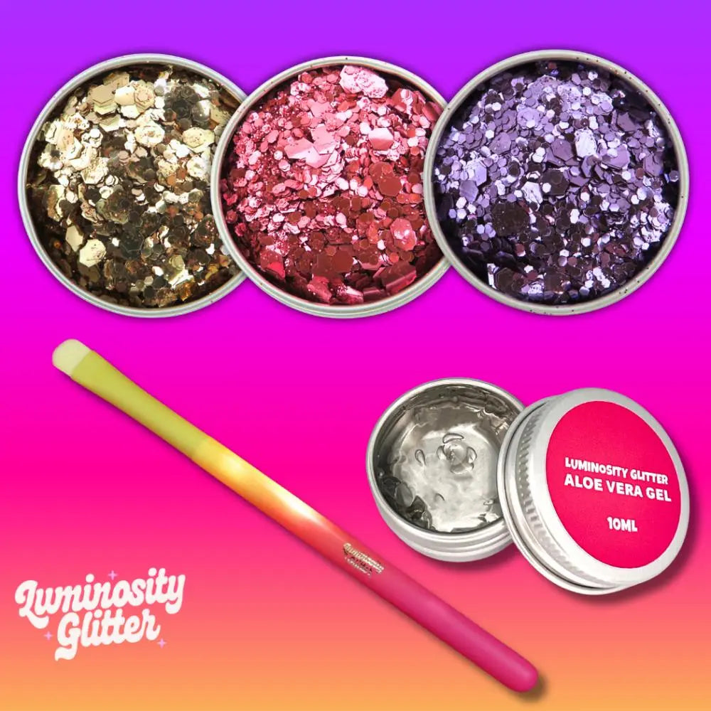 Daydream biodegradable glitter trio set.