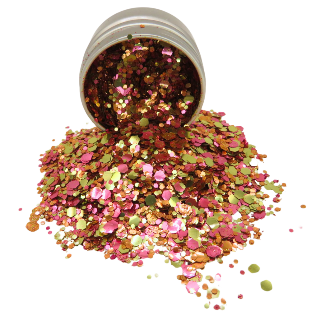 Diva glitter makeup blend by Luminosity Glitter