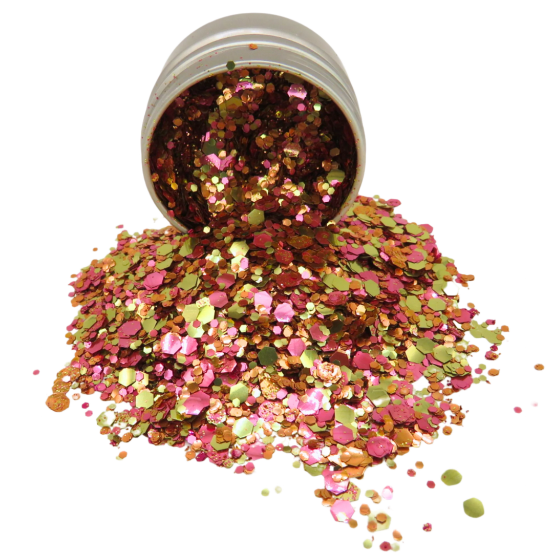 Diva glitter makeup blend by Luminosity Glitter