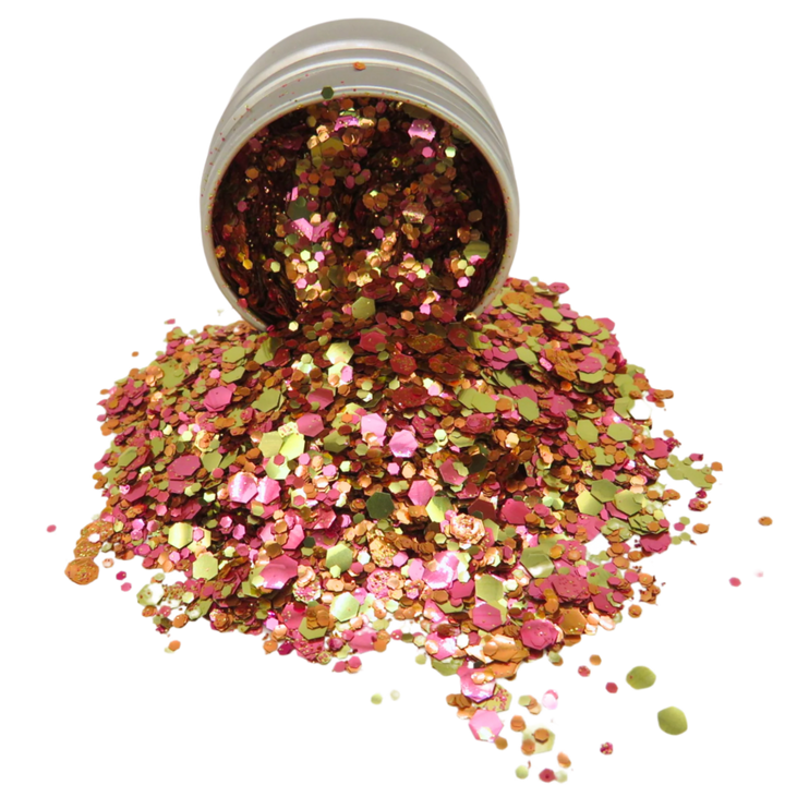 Diva glitter makeup blend by Luminosity Glitter