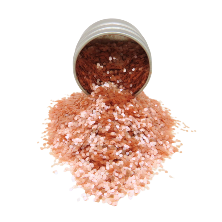 Dusky pink loose chunky eco friendly glitter