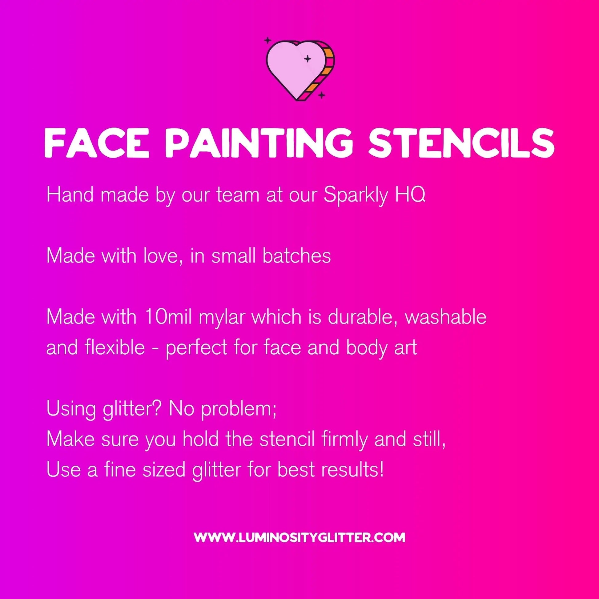 Face Painting Templates for Holidays