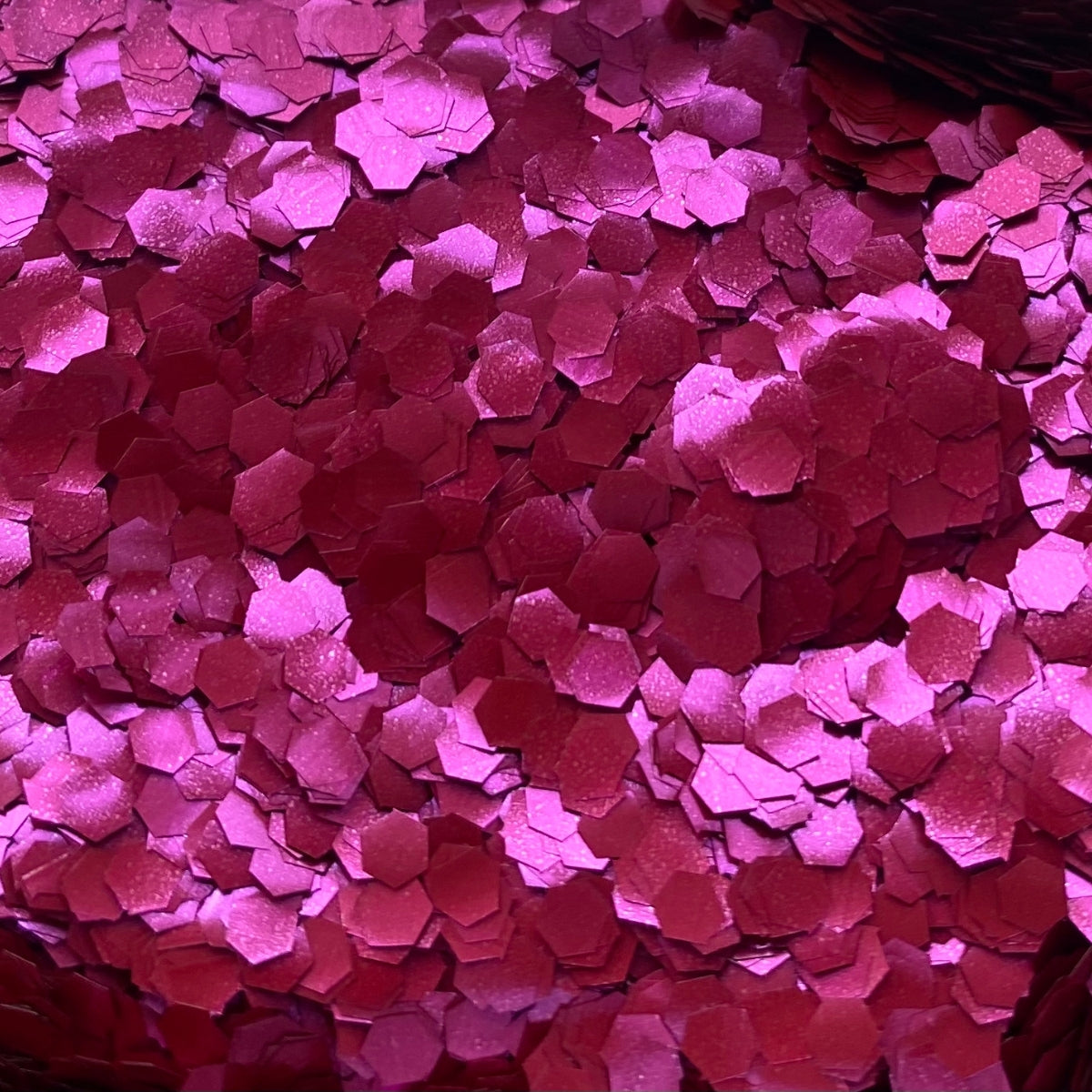 Magenta super chunky festival glitter