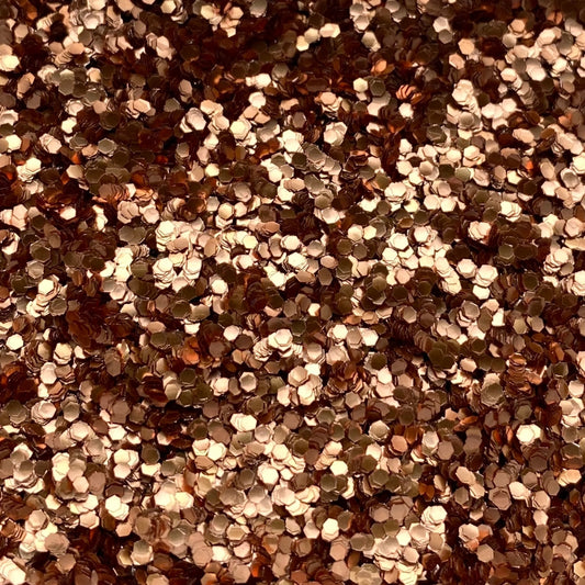 Orange chunky festival glitter