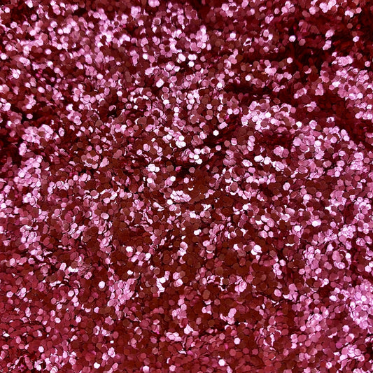 Pink festival glitter in a chunky size