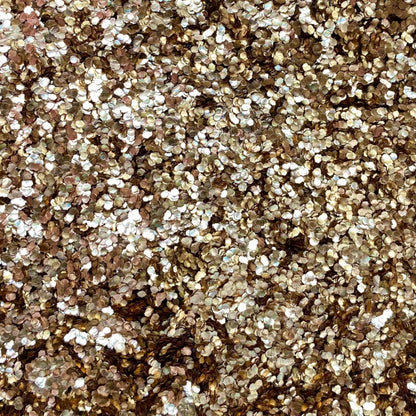 Rose gold chunky festival glitter