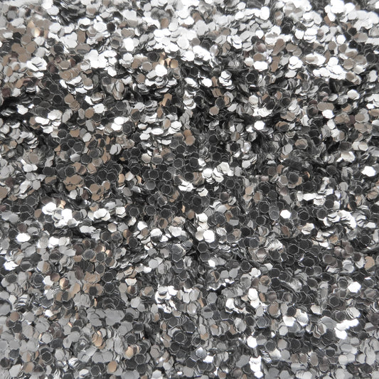 Silver chunky festival glitter