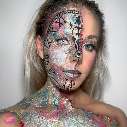 Gold Fine Glitter Makeup