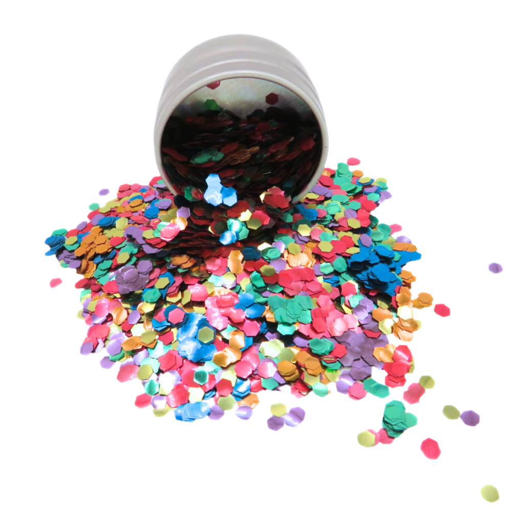 Funfetti super chunky rainbow eco friendly glitter