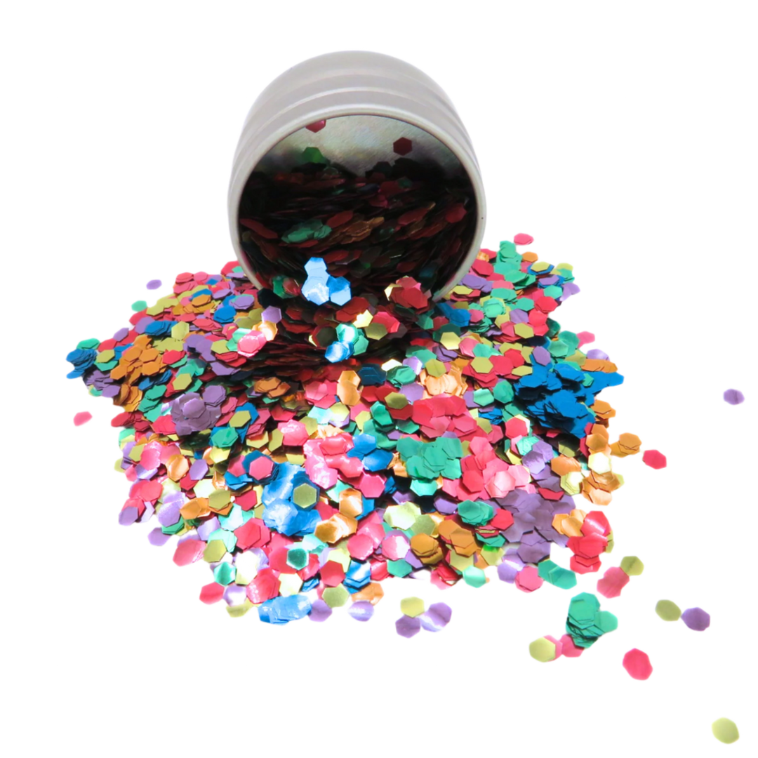 Funfetti super chunky rainbow eco friendly glitter