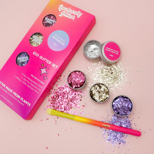 Daydream eco glitter festival set by Luminosity Glitter