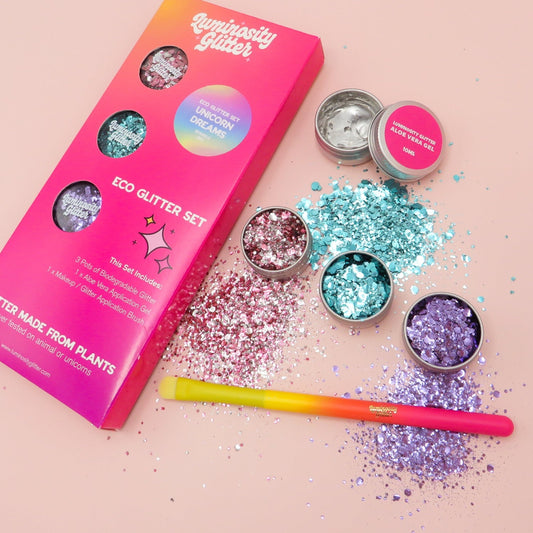 Unicorn Dreams Eco Glitter Set Luminosity Glitter
