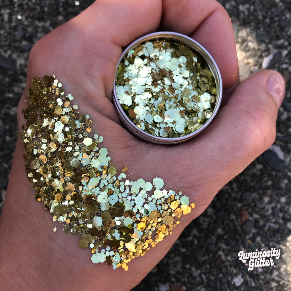 Gold Rush Biodegradable Glitter Blend