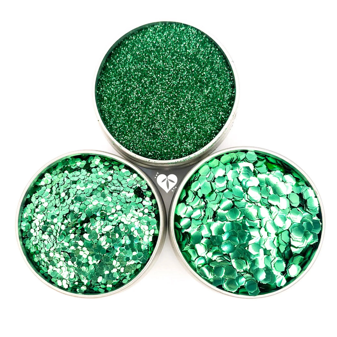 Forest Green Biodegradable Glitter Individual 6g Pot (B2B) Luminosity Glitter