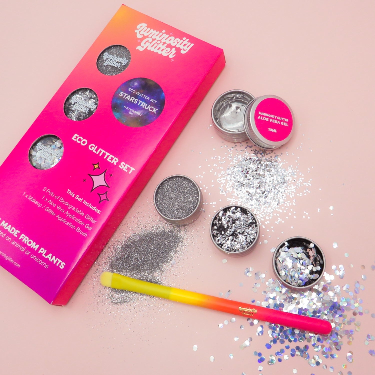 Holographic festival glitter set by Luminosity Glitter