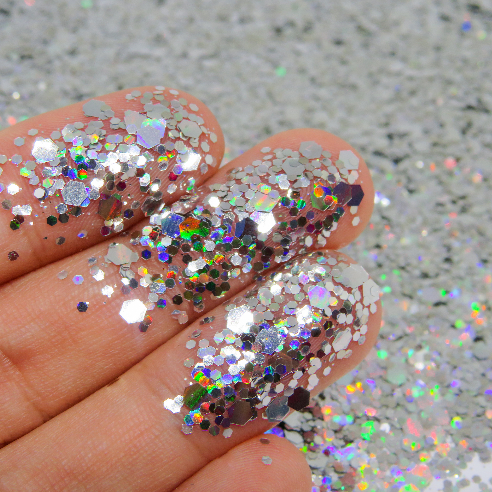 Holographic eco glitter blend