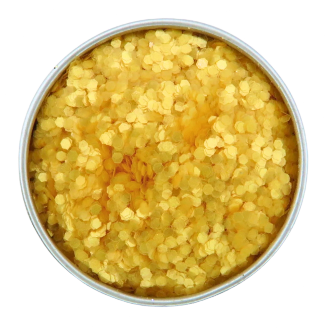 Honey gold chunky eco friendly cosmetic grade glitter