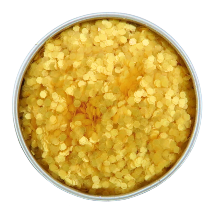 Honey gold chunky eco friendly cosmetic grade glitter