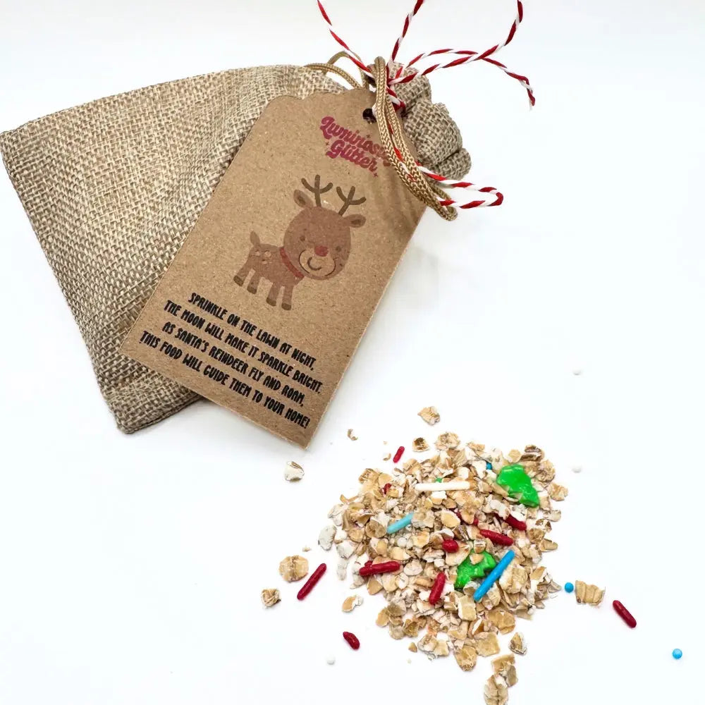 Kids christmas even reindeer food fun.