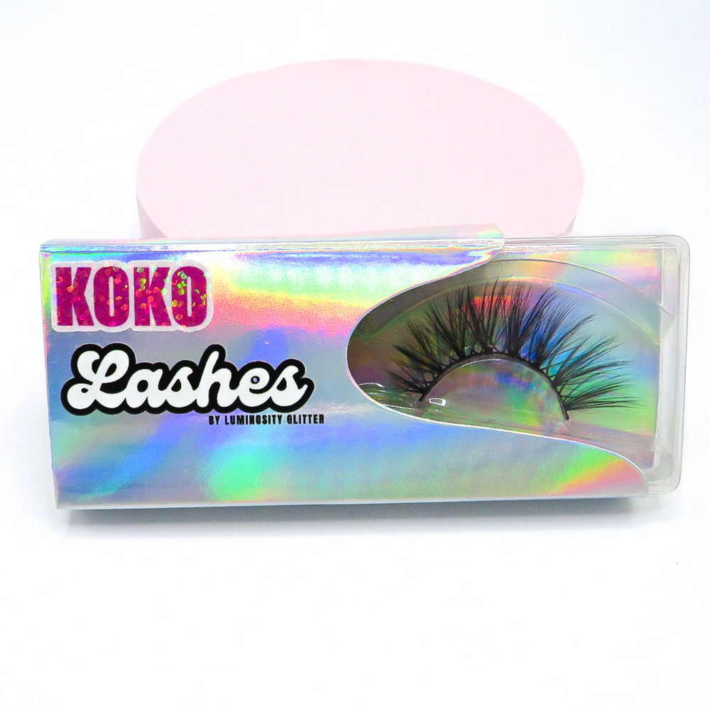 Koko faux mink strip lashes by Luminosity Glitter