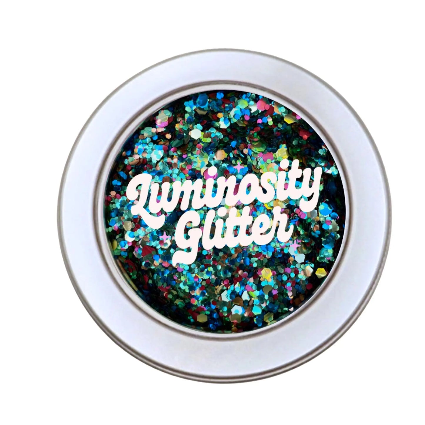 Multi-Color Glitter Pot - Vibrant Glitter Blend