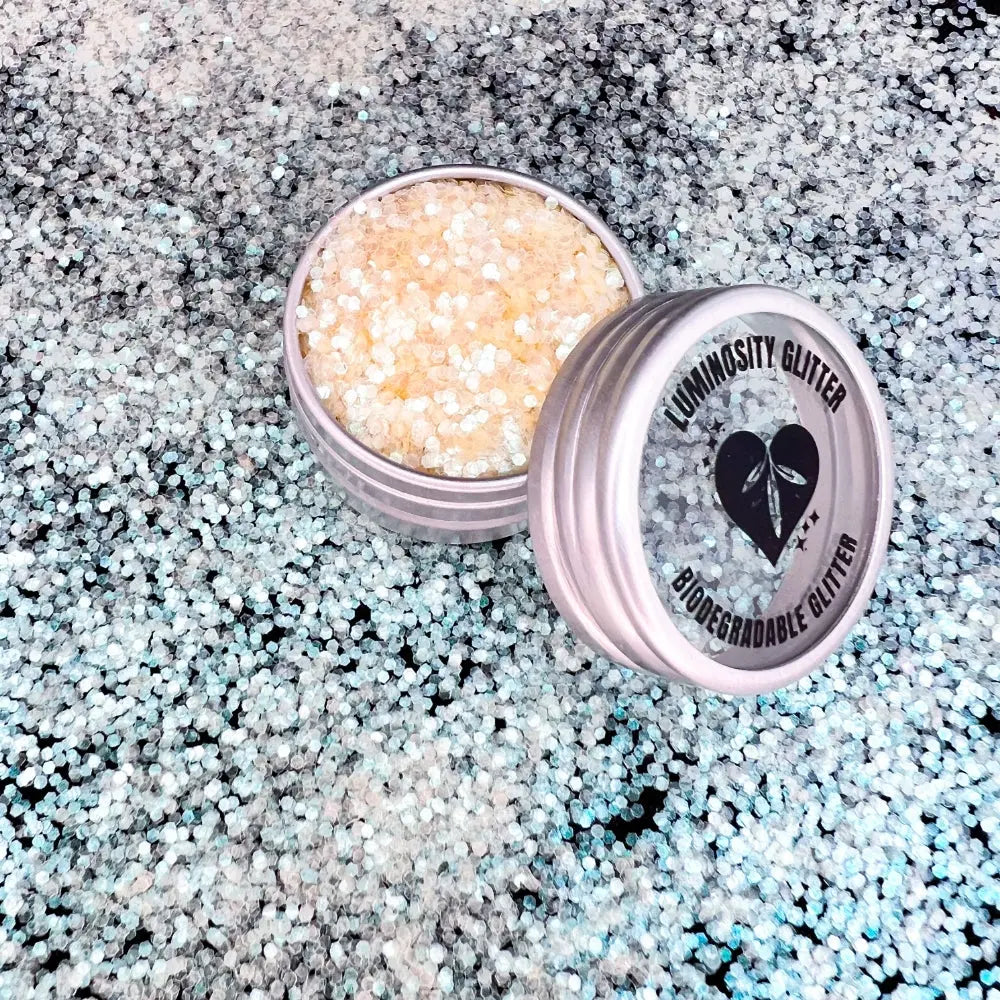 Opal mint chunky plastic free glitter