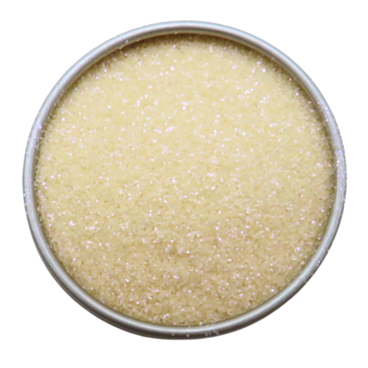 Opal rose fine eco friendly glitter is an iridescent fine grain size with a soft pink shimmer.