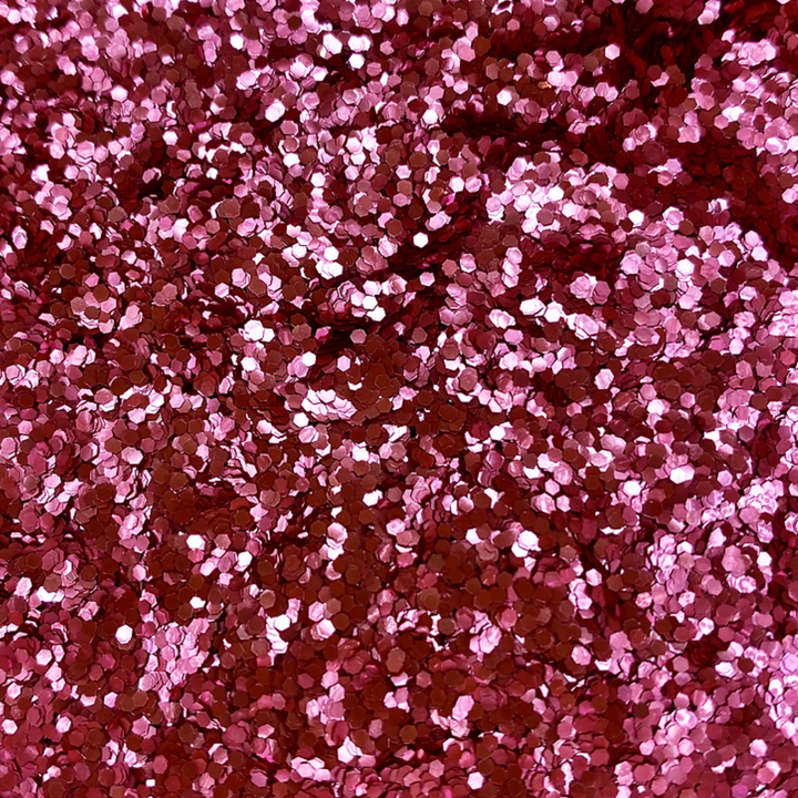 Pink chunky eco friendly cosmetic grade glitter for festivals and makeup