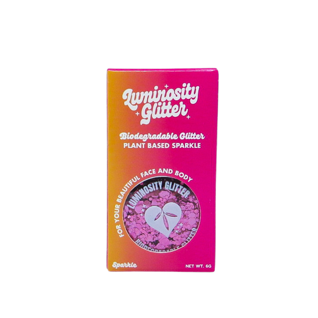 Rose Pink Biodegradable Glitter Blend 6g Pot (B2B)