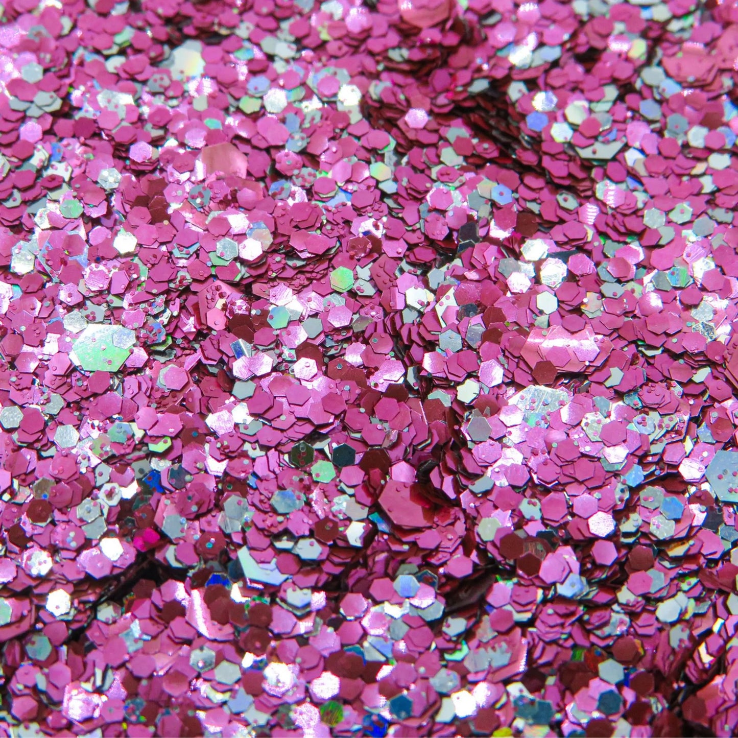 Pink flamingo eco glitter mix by Luminosity Glitter London. Eco friendly glitter that is proven to biodegrade in a natural freshwater environment in a matter of weeks.