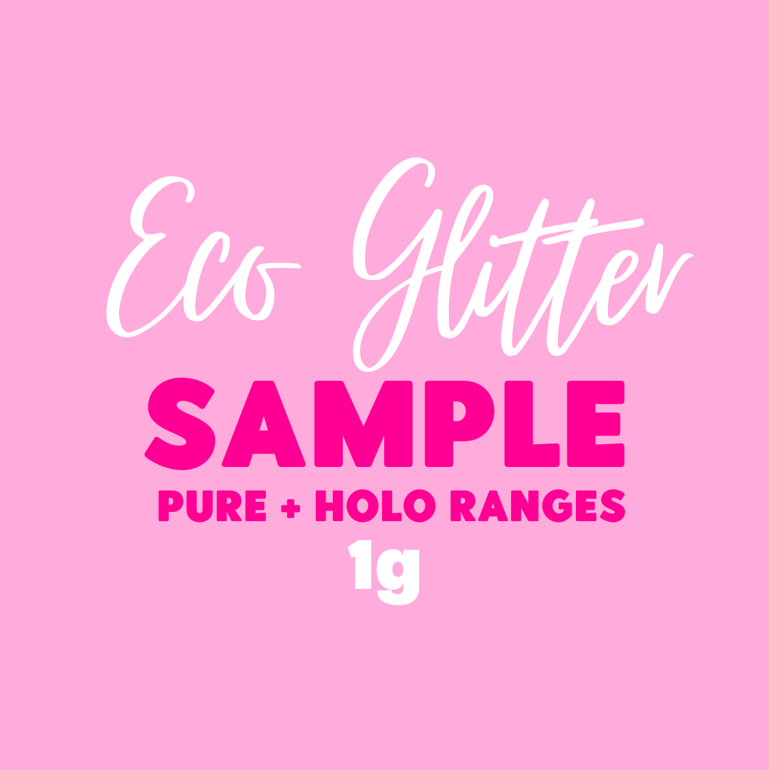 Eco Glitter Sample - 1g mini bag *Pure + Holo Ranges*