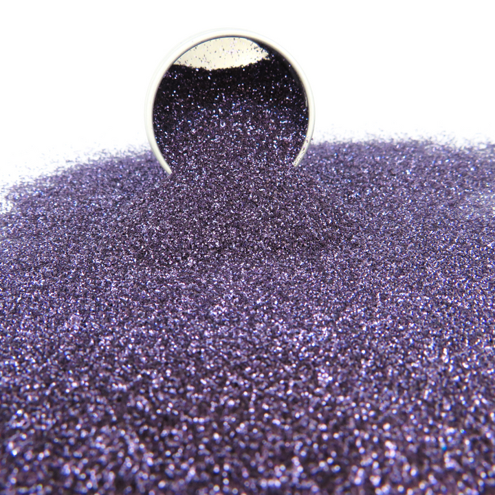 Purple fine eco friendly cosmetic glitter