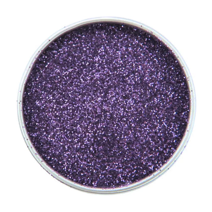 Purple fine eco friendly glitter for makeup looks and crafting.