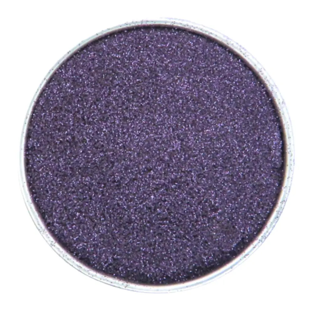 Purple ultra fine eco friendly glitter in a 6 gram round tin.