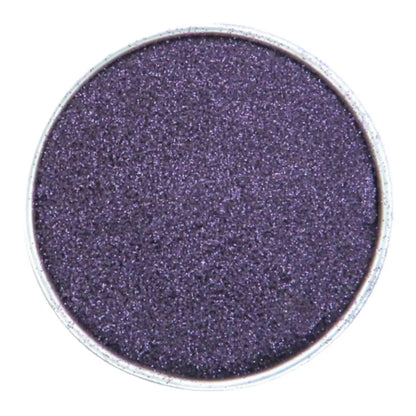 Purple ultra fine eco friendly glitter in a 6 gram round tin.